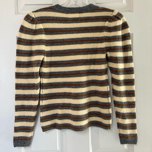 NWT Treasure & Bond Stripe Crewneck Sweater Multi Colour XS - Picture 9 of 15